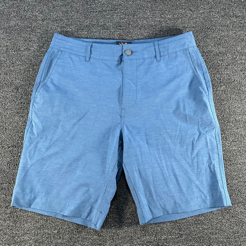 Faherty All Day Shorts Mens 31 Blue Good Hybrid Stretch MSC0012